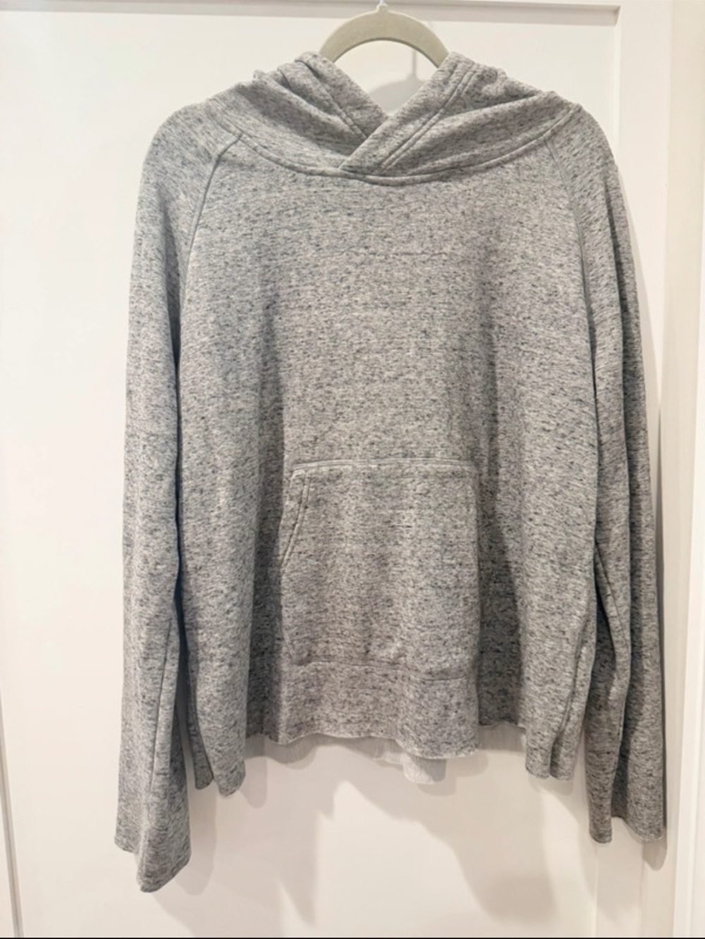 UGG Women's Heather Gray Hooded Pullover Sweatshirt